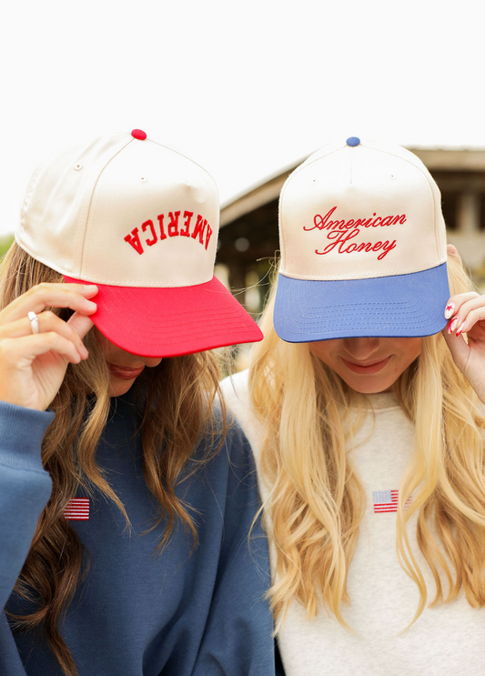 America Upside Vintage Trucker Red - Clothe Boutique