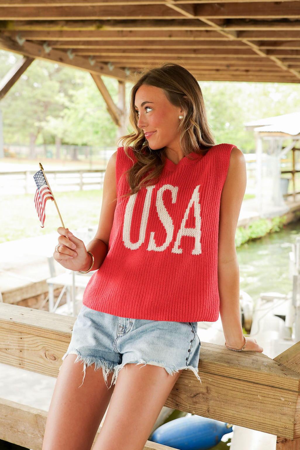 USA Sweater Top