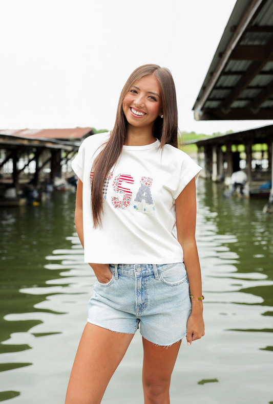 USA Patchwork T-shirt