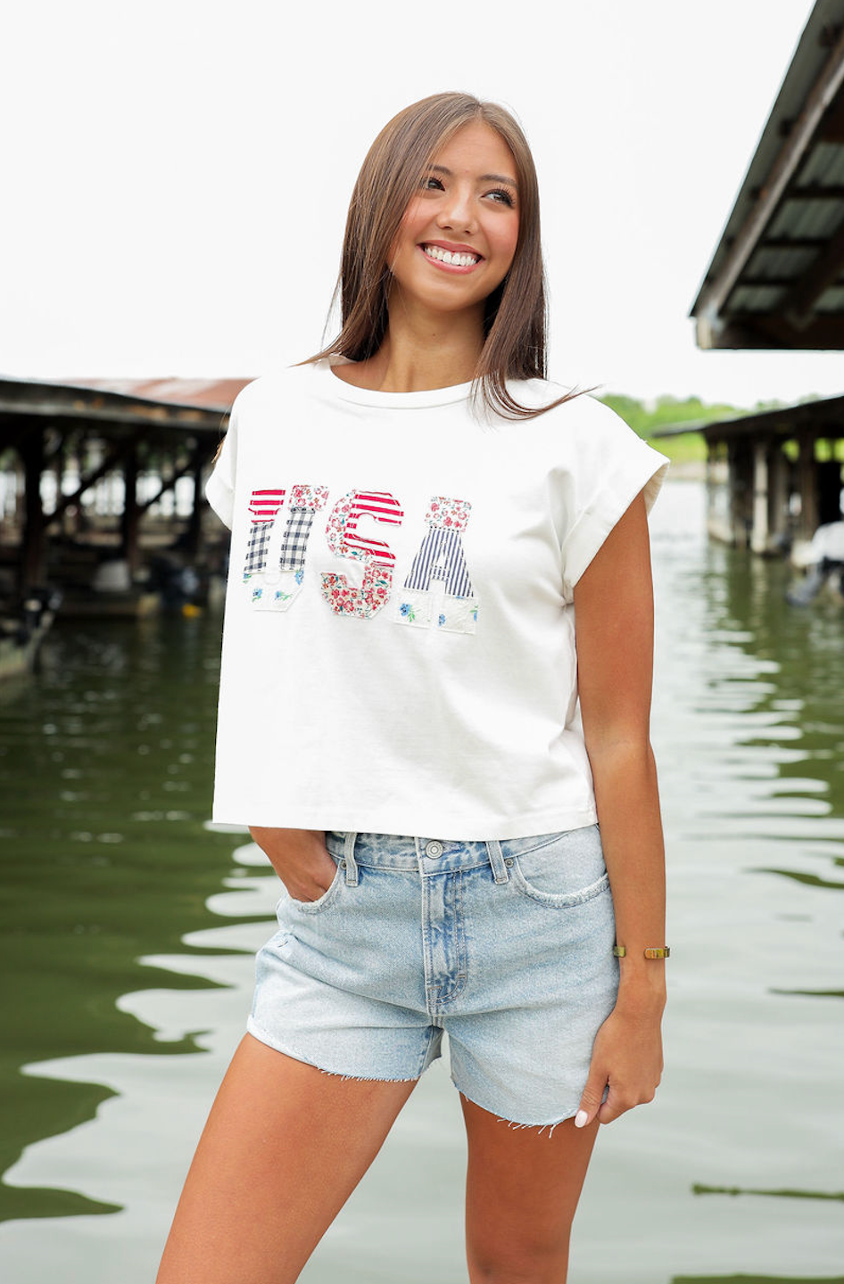 USA Patchwork T-shirt