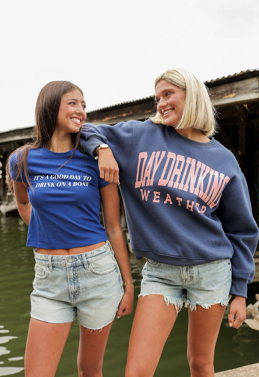 Day Drinking Weather Sweatshirt - Clothe Boutique