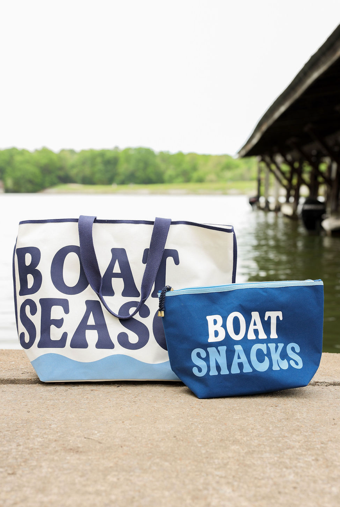 Boat Snacks Large Zip Pouch