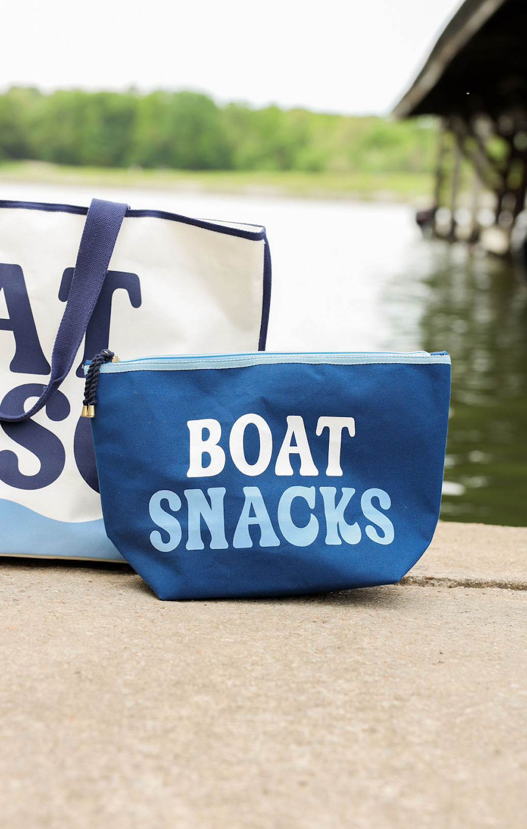 Boat Snacks Large Zip Pouch