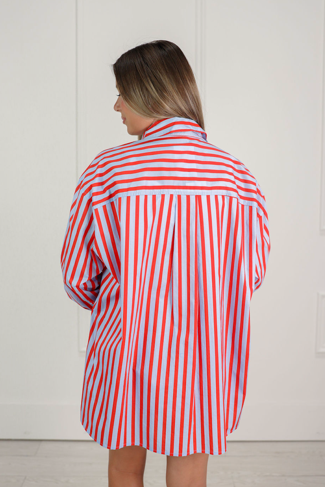 Bold Stripe Button Down Shirt