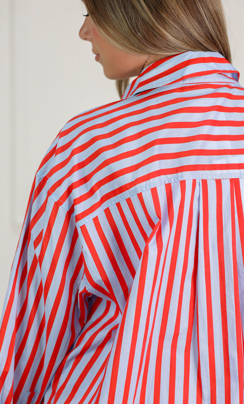 Bold Stripe Button Down Shirt
