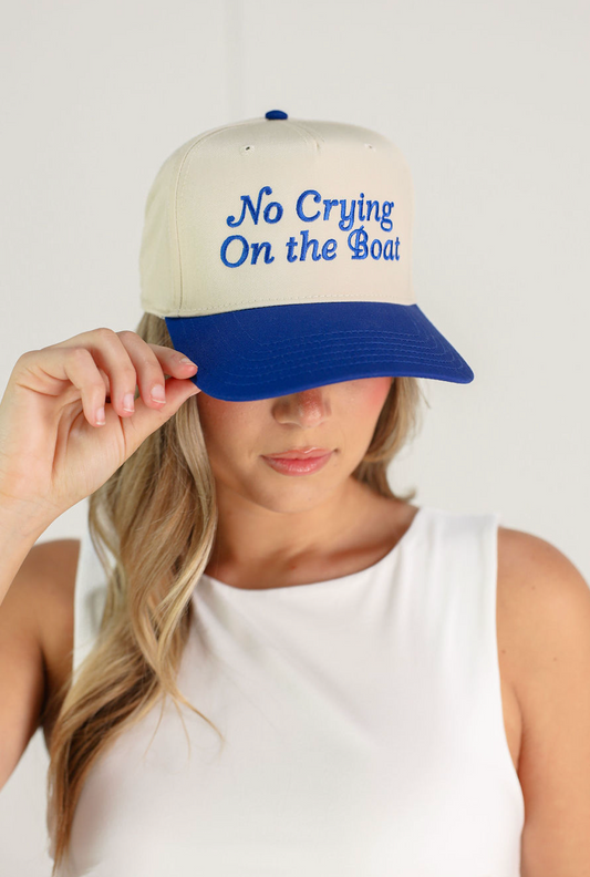 No Crying on the Boat Hat