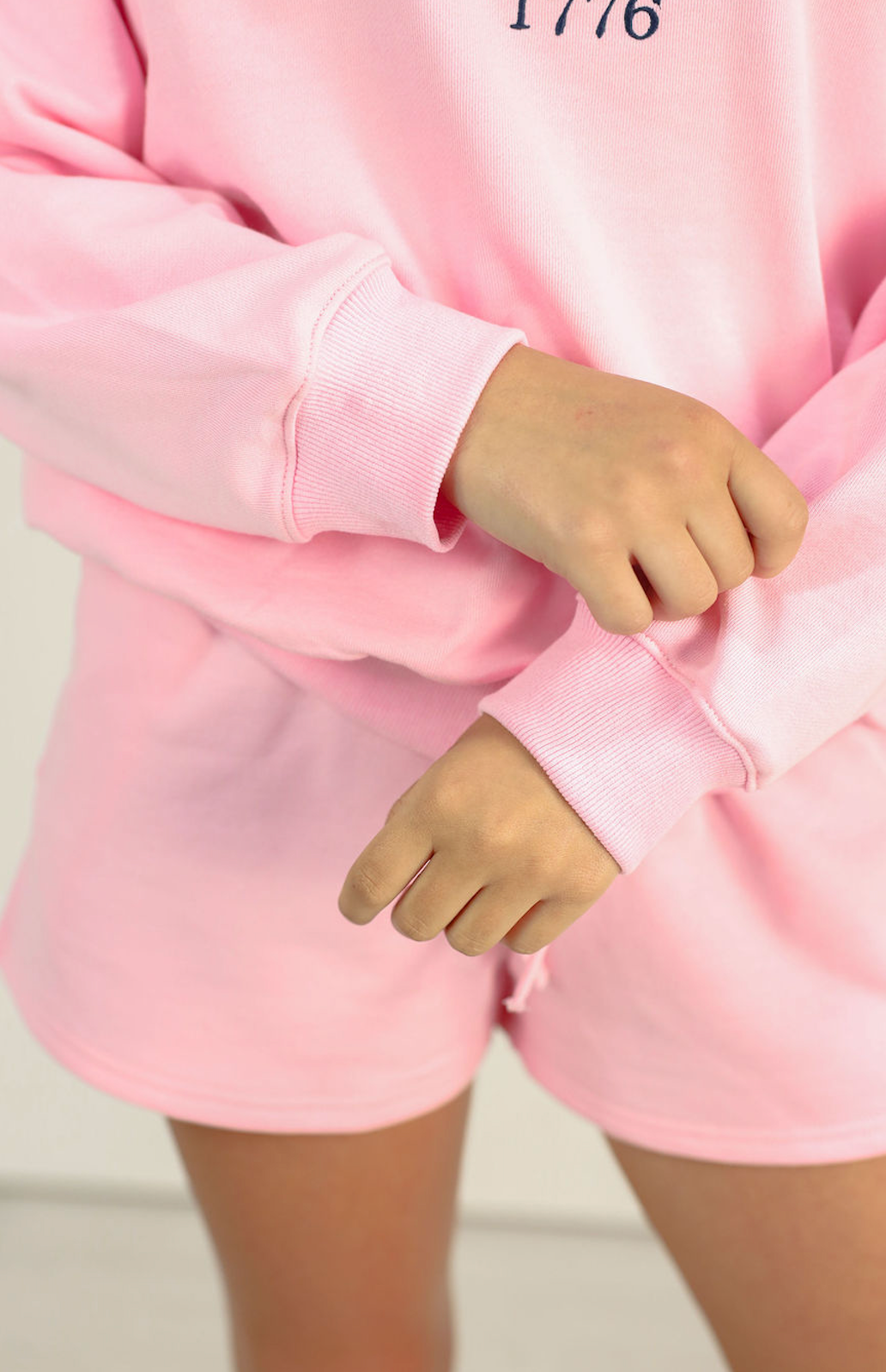 Pink America Flag Crewneck - Clothe Boutique