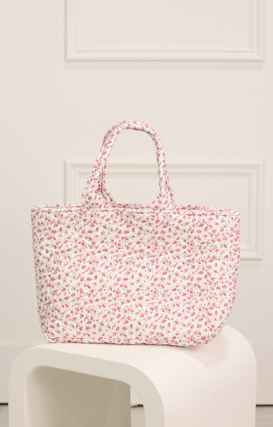 Tricia Floral Quilted Handbag