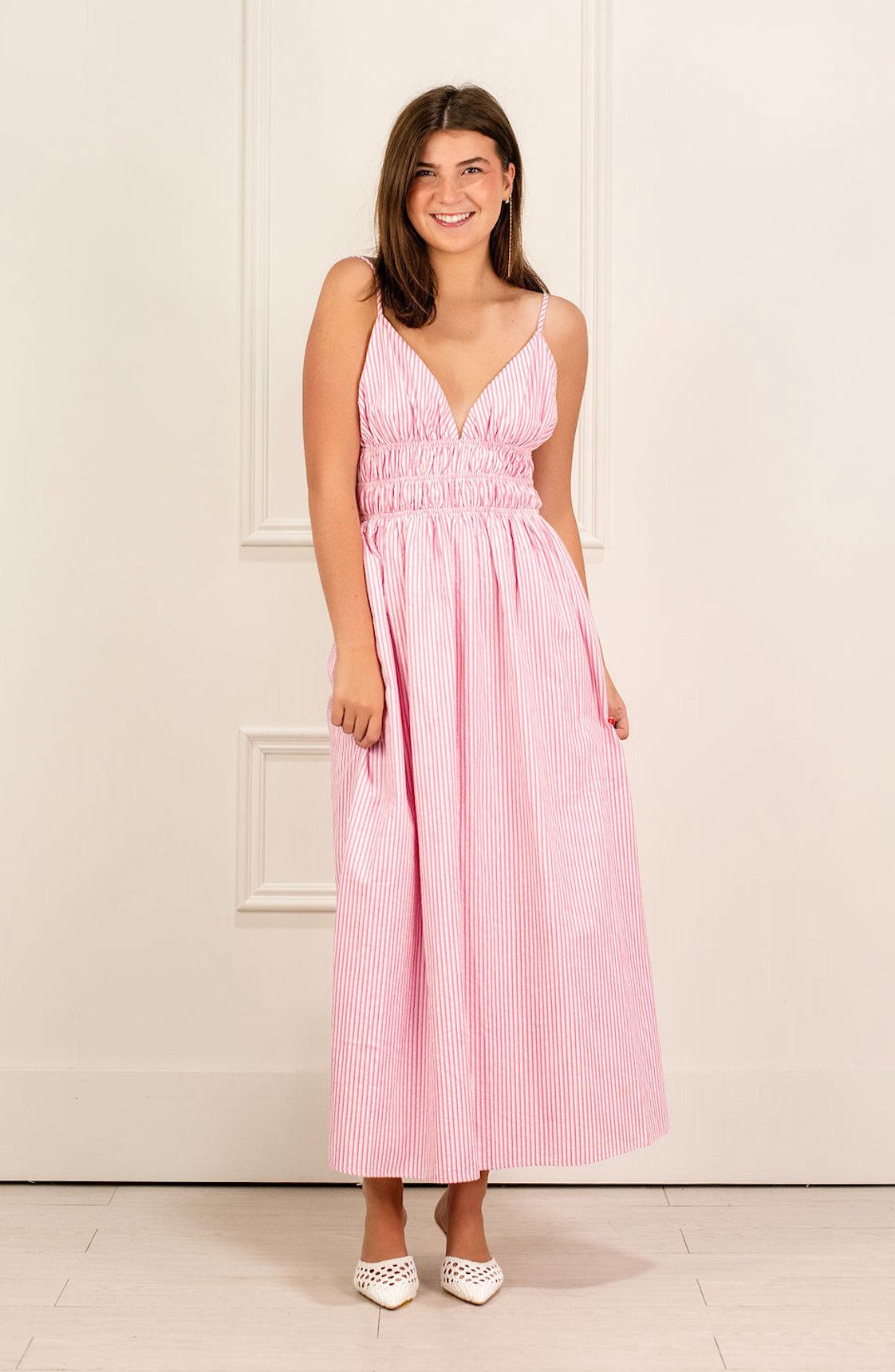 Matilda Striped Maxi Dress