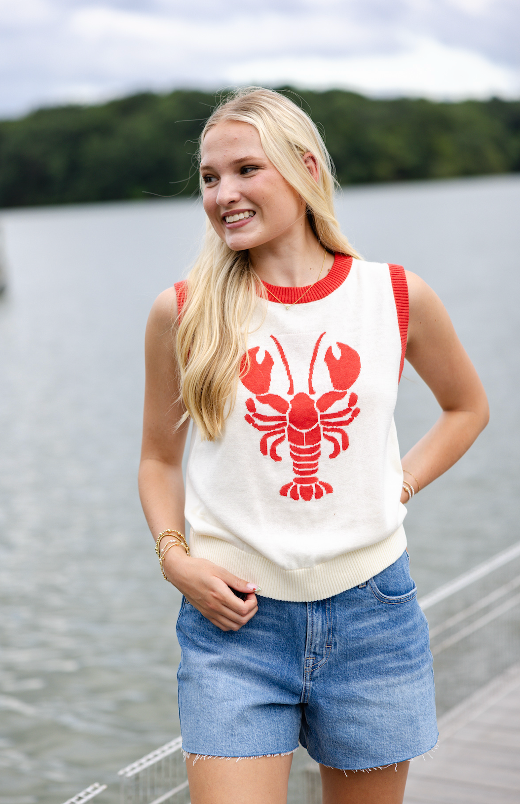 Lobster Knit Tank