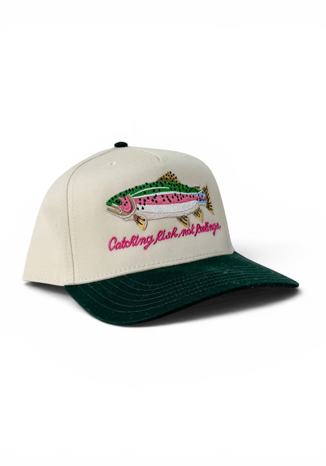 Catch Fish Not Feelings Hat