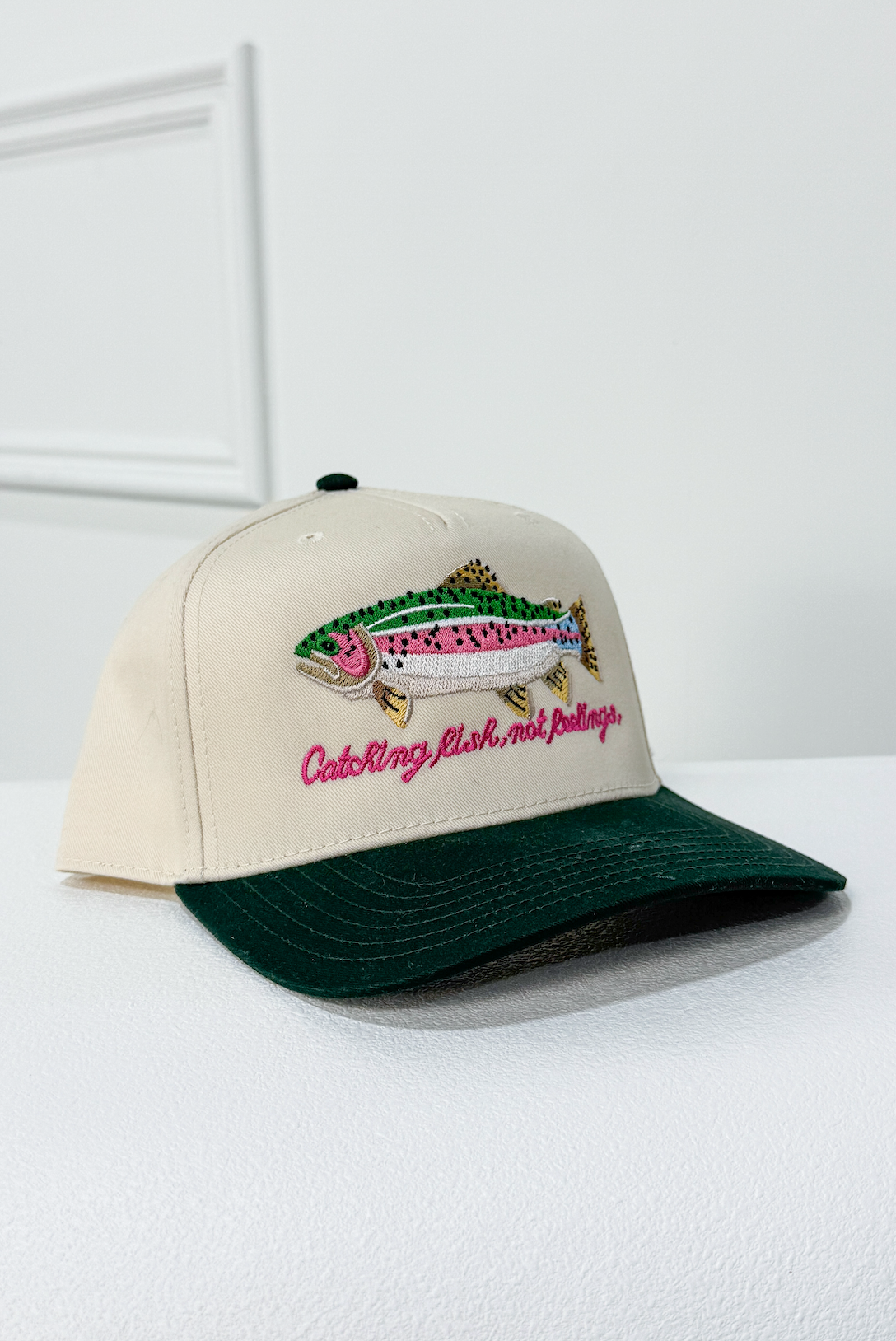 Catch Fish Not Feelings Hat