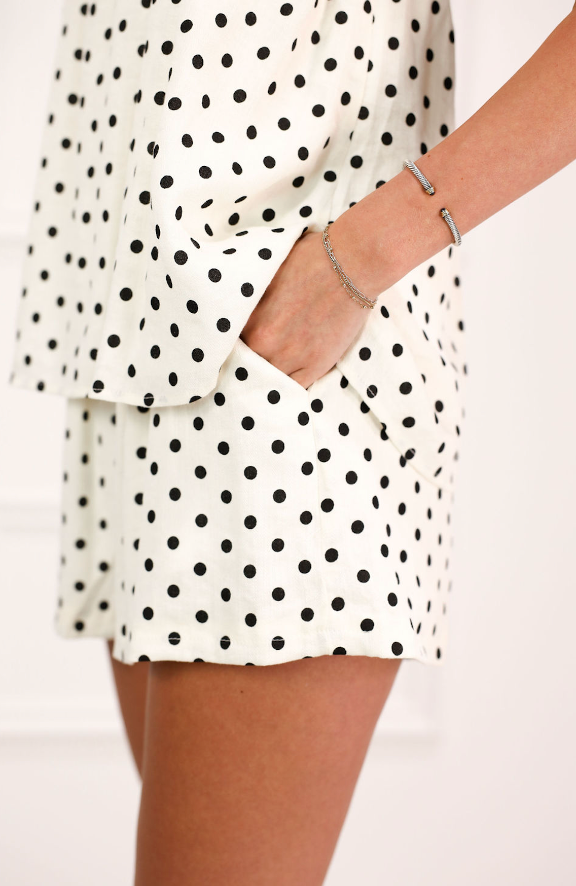 Polka Dot Tube Top & Shorts Set of 2
