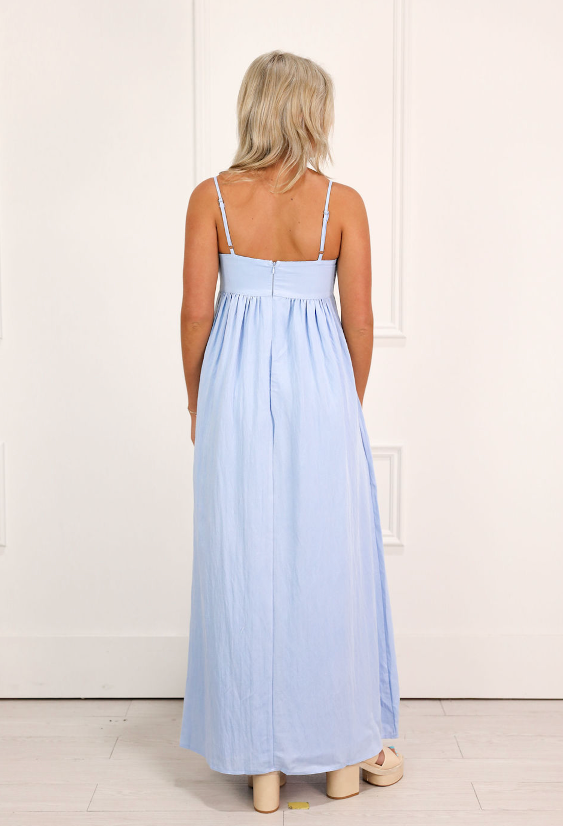 Sweetheart Maxi Dress Blue