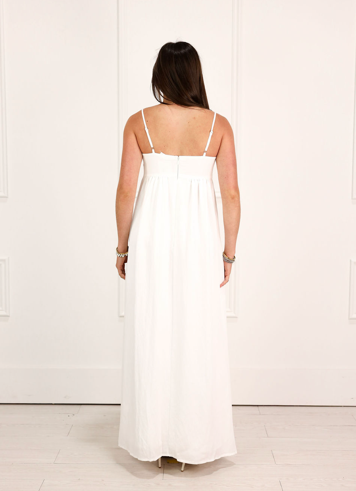 Sweetheart Maxi Dress White