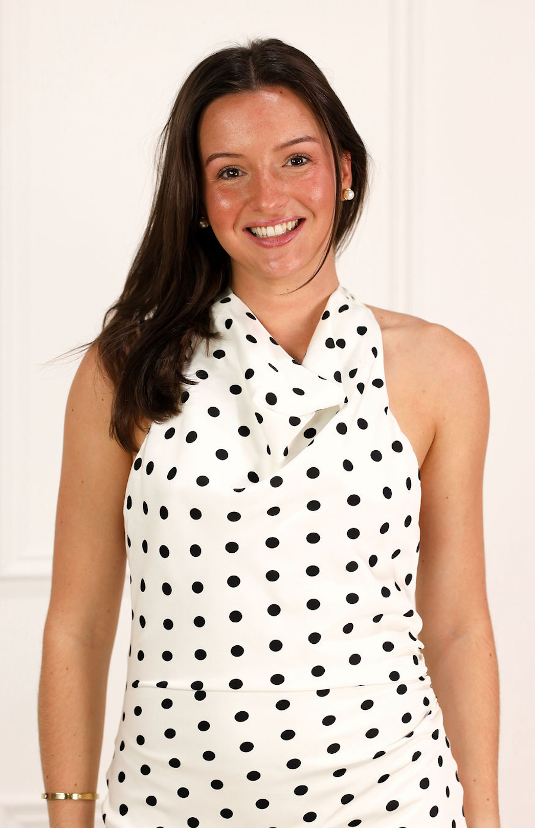 Kaycee Polka Dot Halter Dress