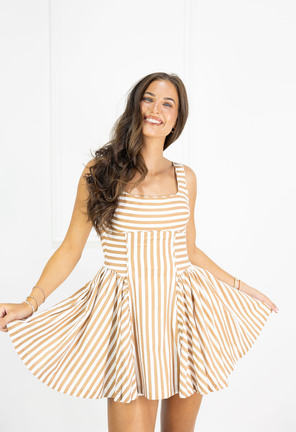 Savi Striped Mini Dress