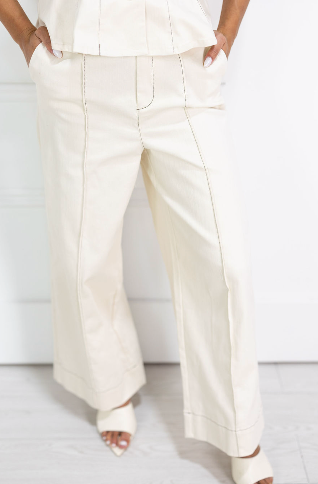 Karly Vest & Straight Pants Set of 2