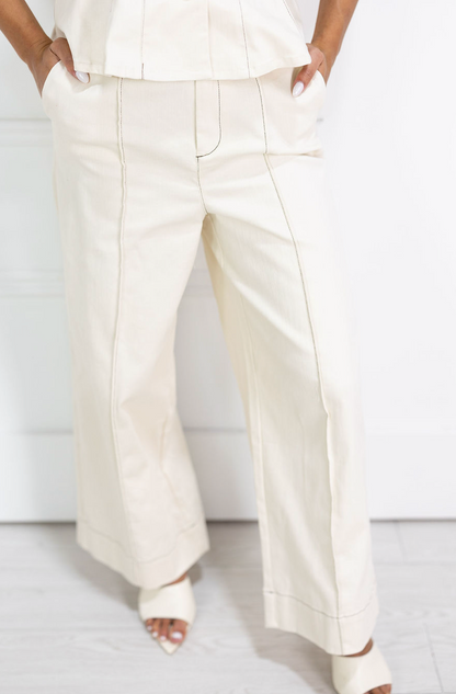Karly Vest & Straight Pants Set of 2