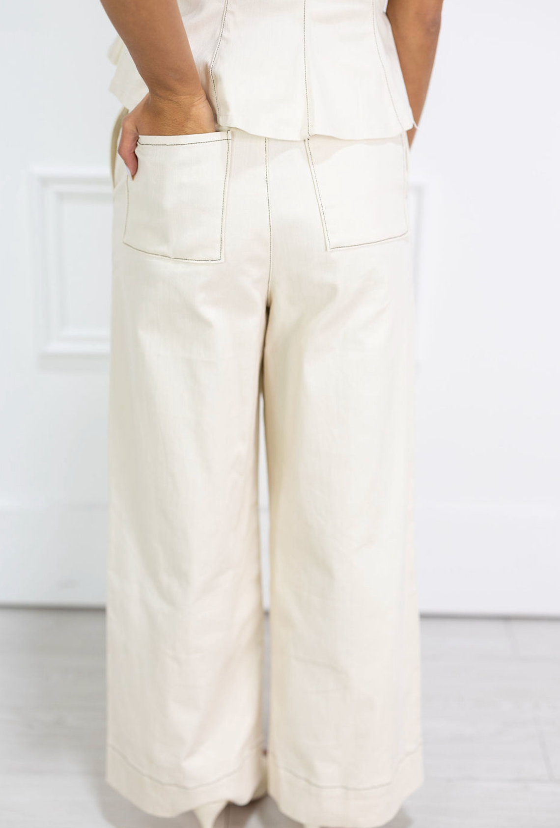 Karly Vest & Straight Pants Set of 2