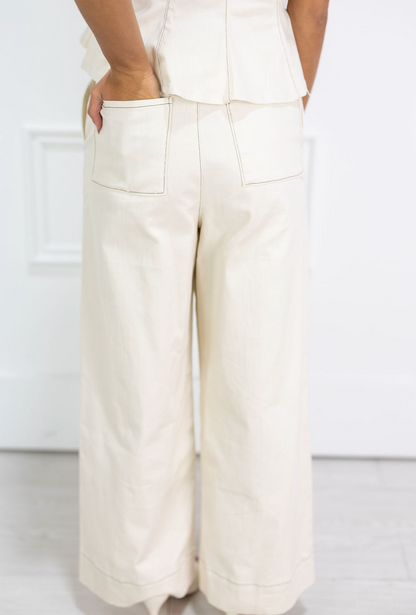 Karly Vest & Straight Pants Set of 2