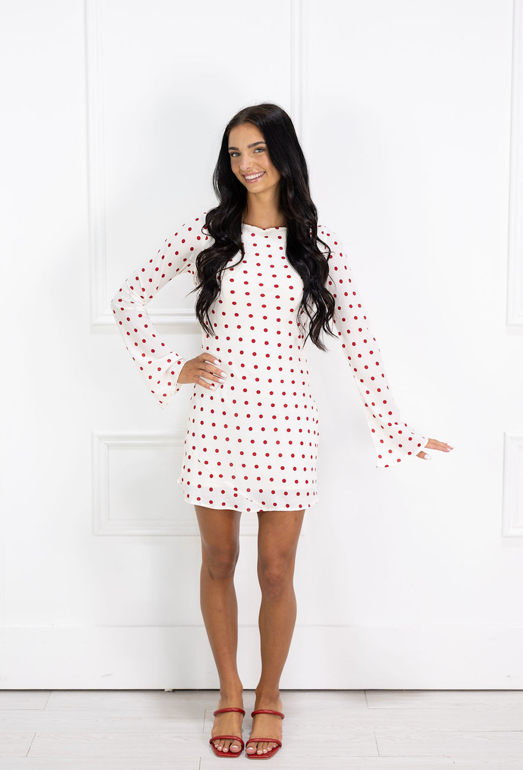 Palermo Red Dot Dress