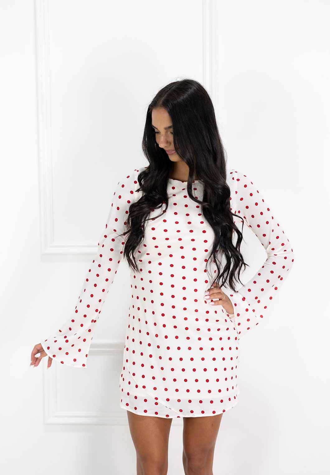 Palermo Red Dot Dress