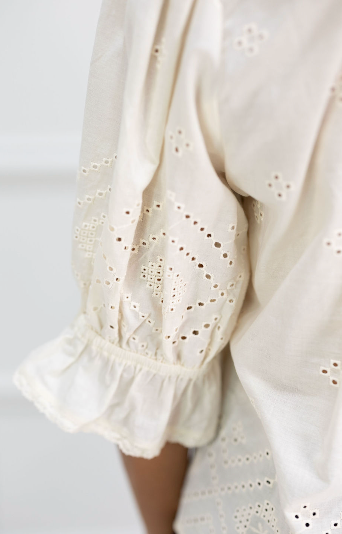 Juliette Ruffle Top Cream