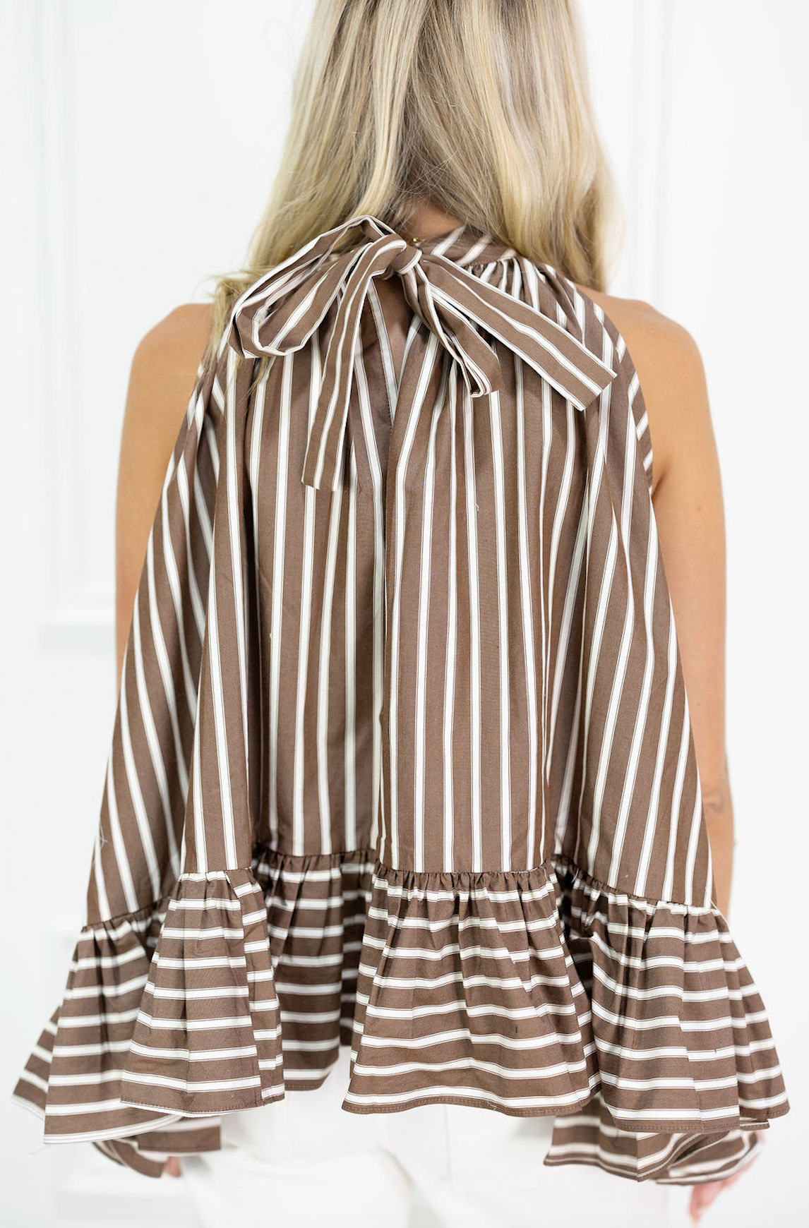 Brea Stripe Halter Top
