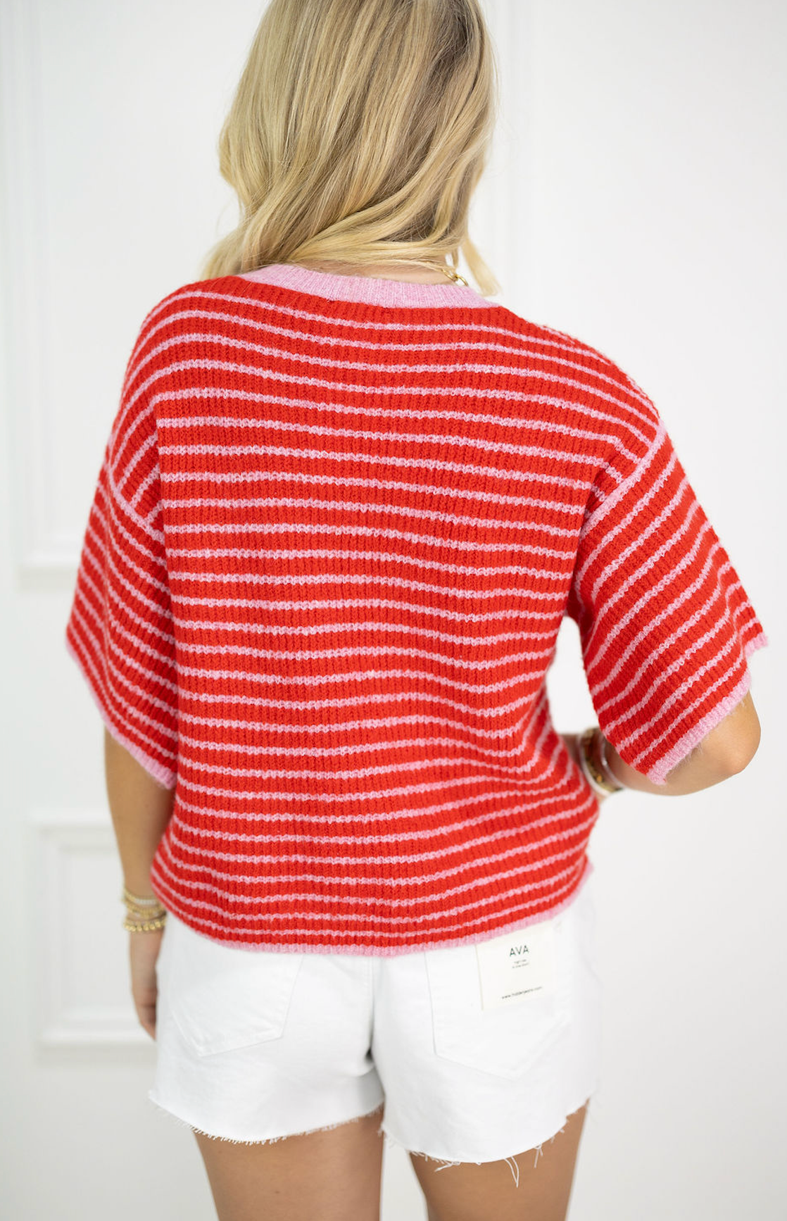 Stripe Button Down Sweater