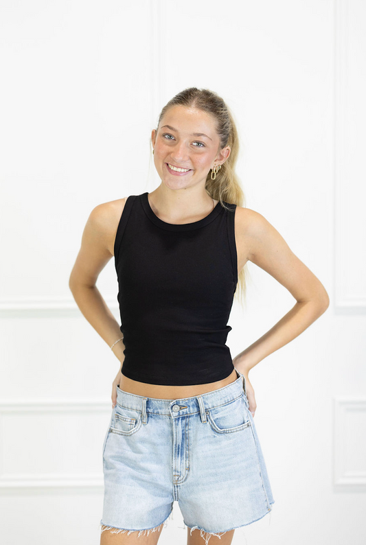 Padded Tank Black