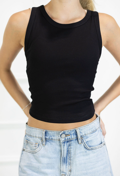 Padded Tank Black