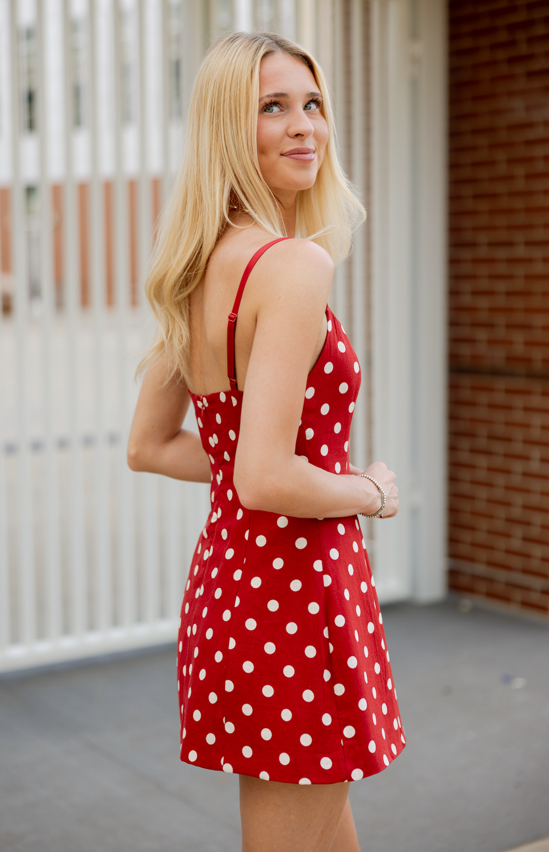 Kate Red Polka Dot Dress
