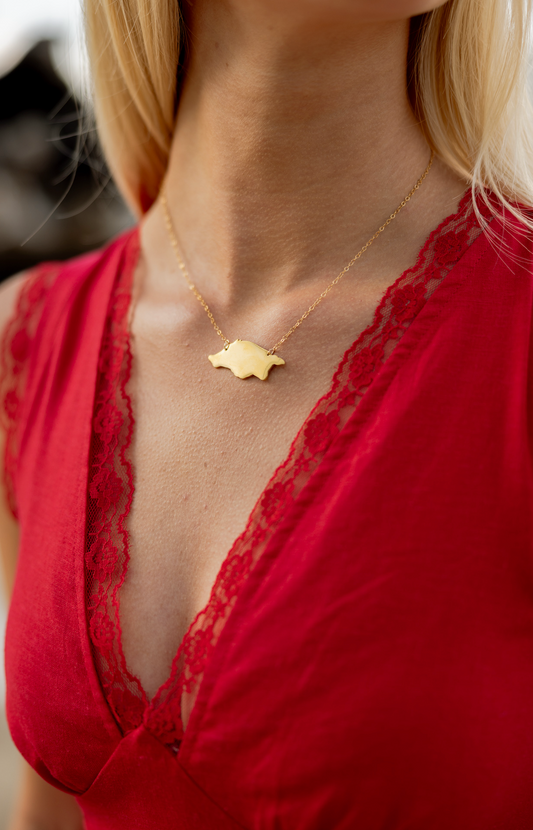 Hog Pendant Necklace