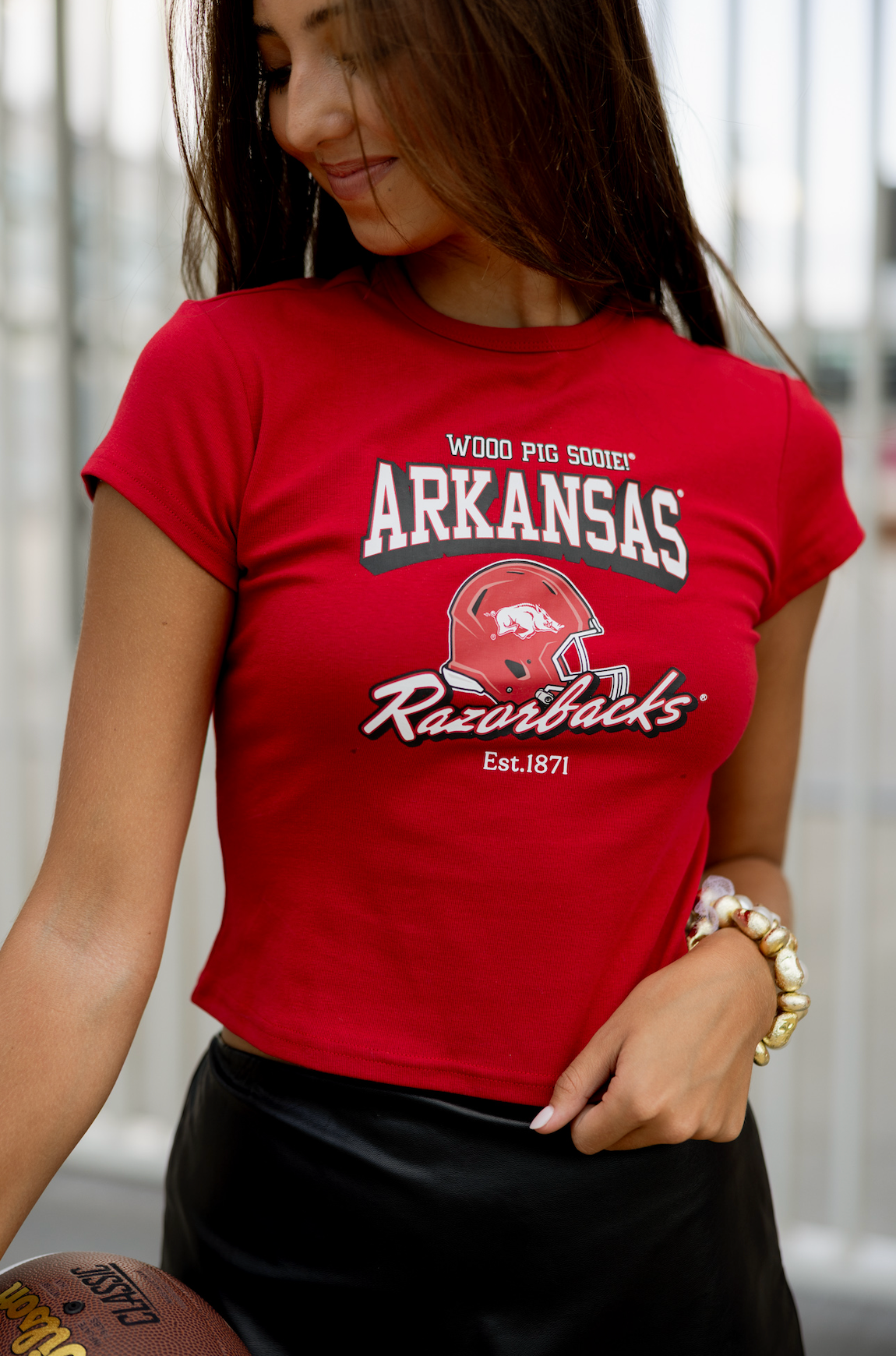 Arkansas Razorbacks Football Baby Tee