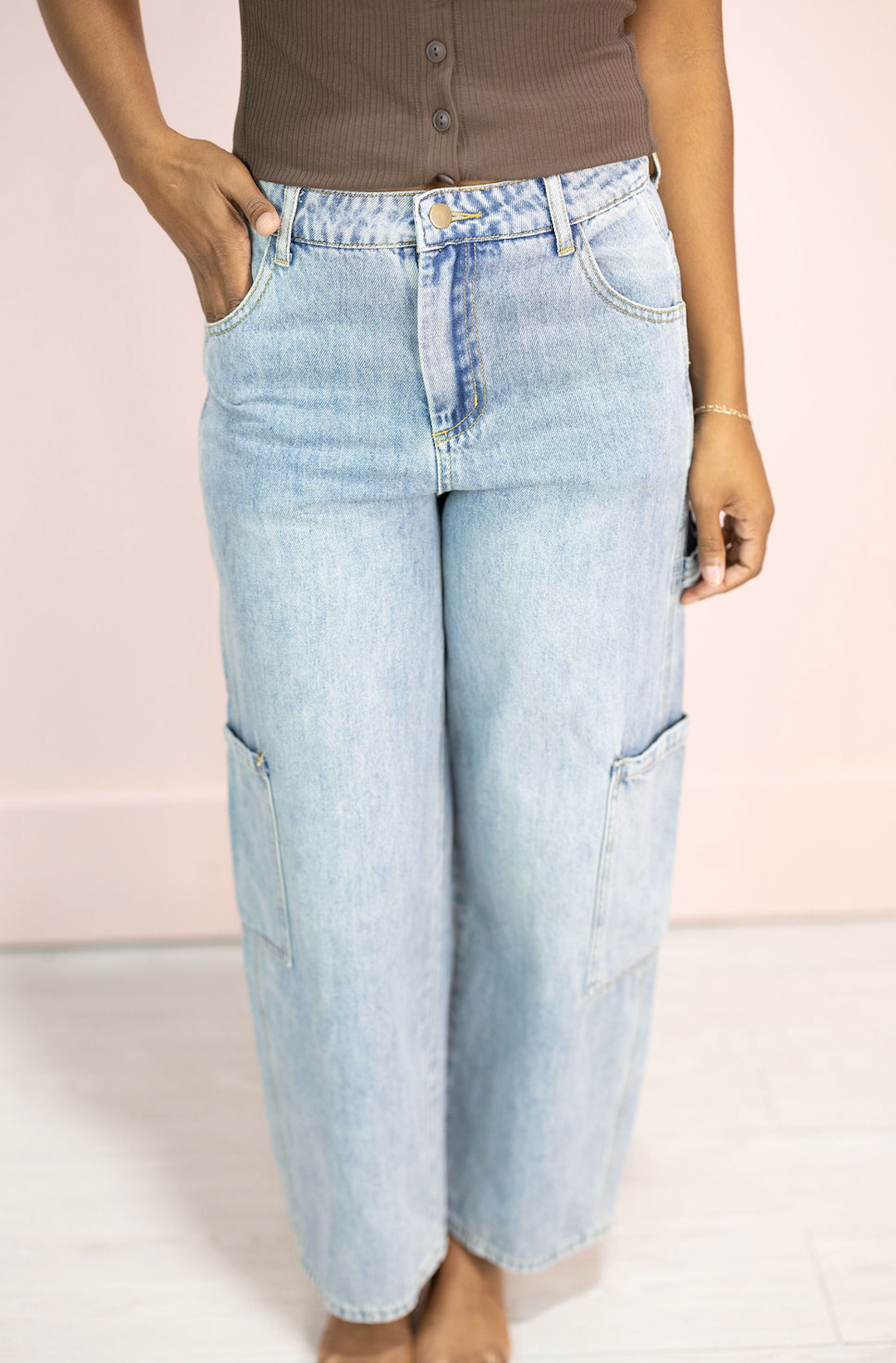 Side Pocket Denim Jeans