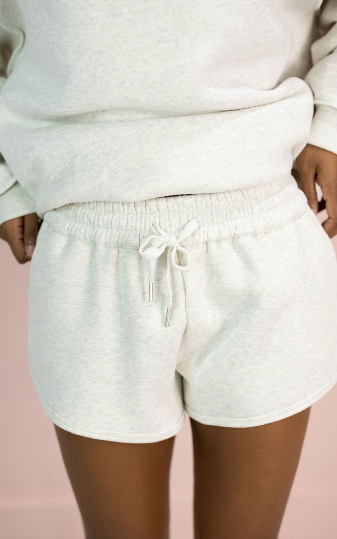 Solid Sweat Shorts Ash