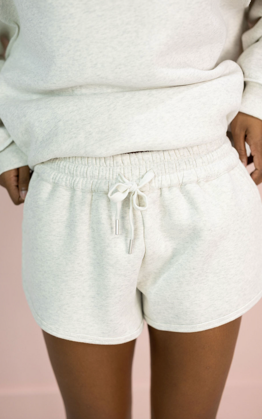 Solid Sweat Shorts Ash