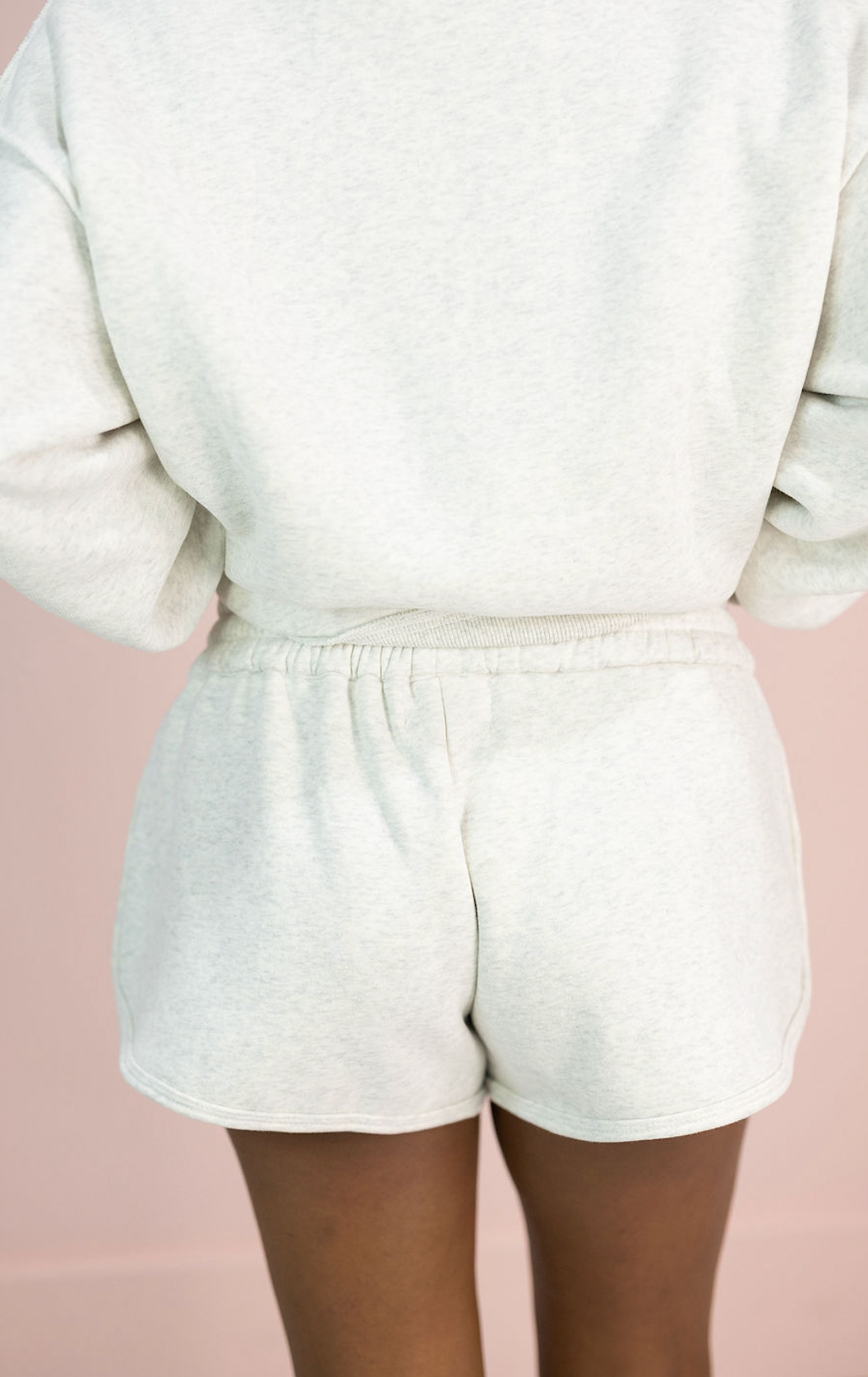 Solid Sweat Shorts Ash