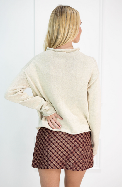 Elisa Classic Cardigan Oat