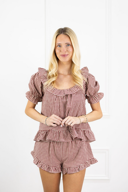 Kora Frill Ruffle Top & Shorts Set of 2