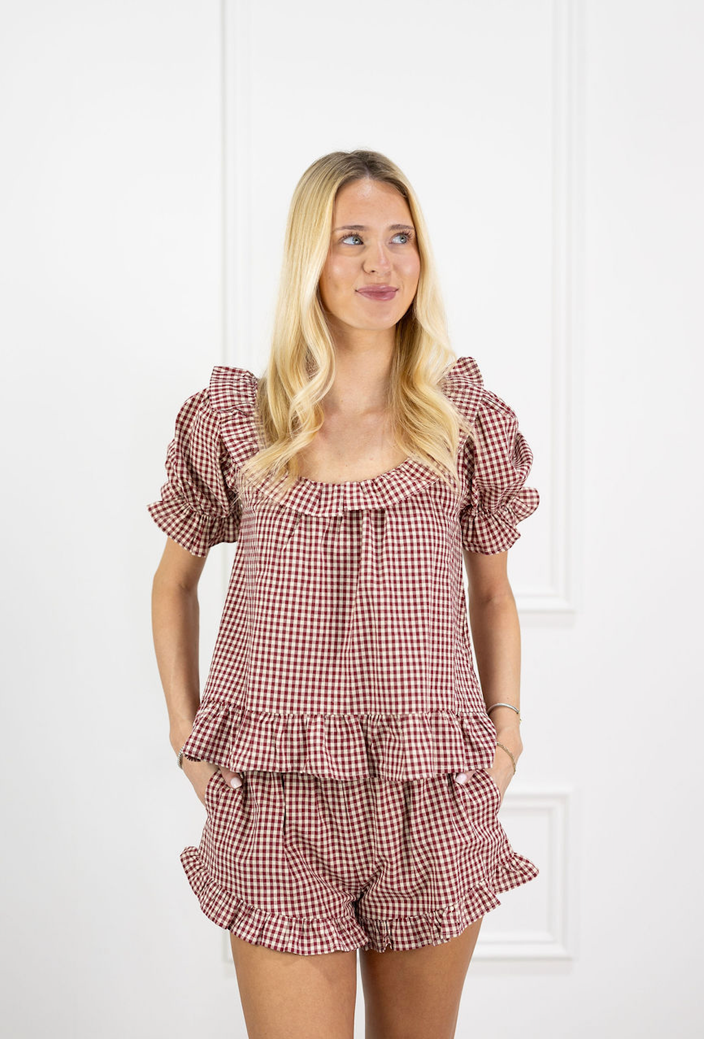 Kora Frill Ruffle Top & Shorts Set of 2