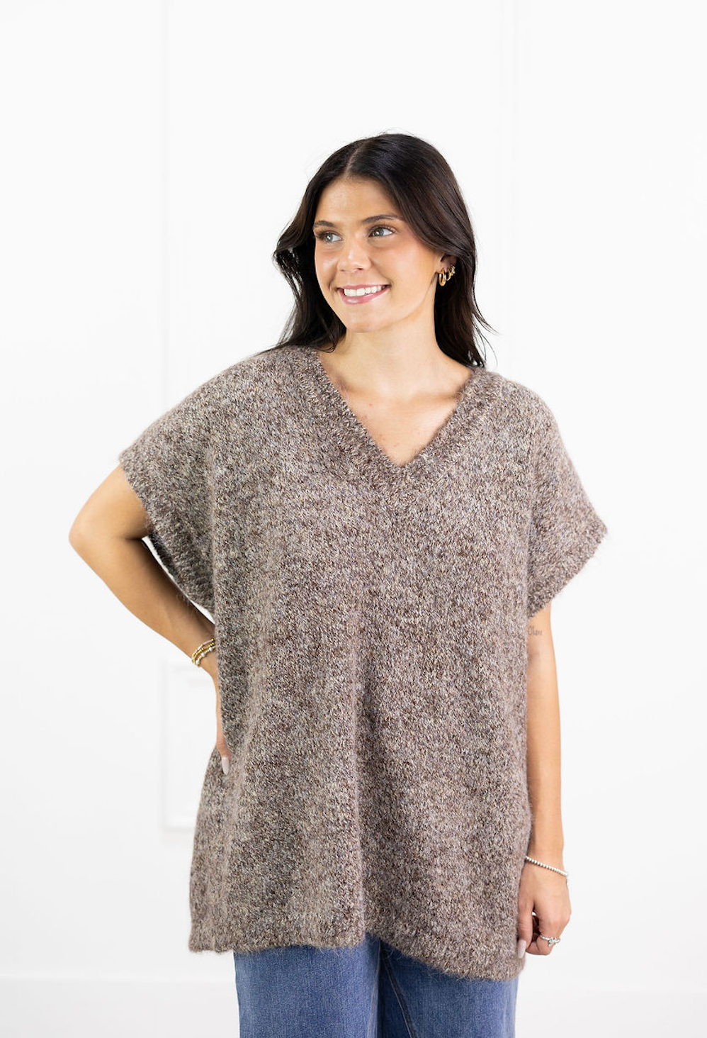 Joelle Oversized Sweater Vest