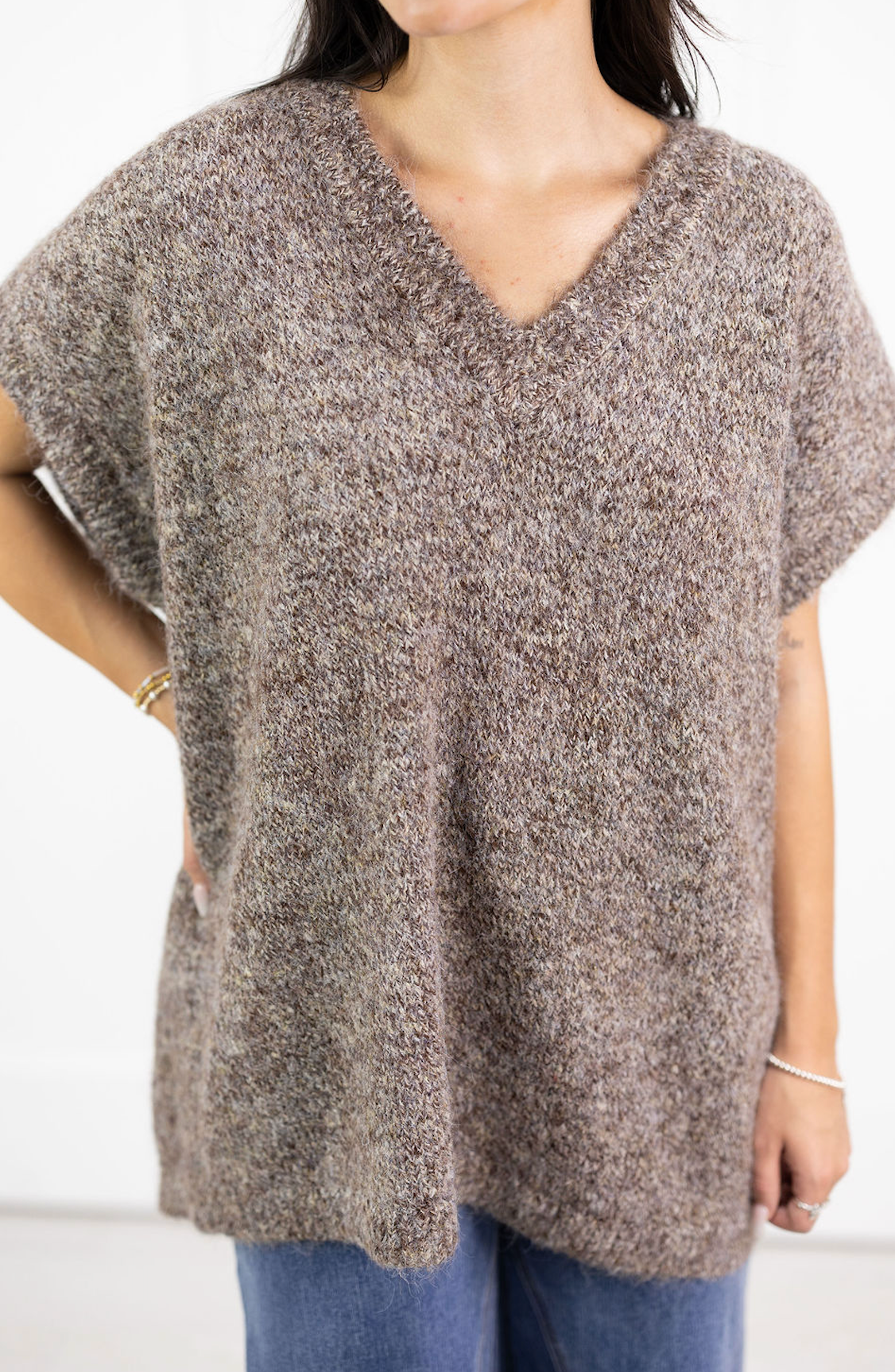 Joelle Oversized Sweater Vest