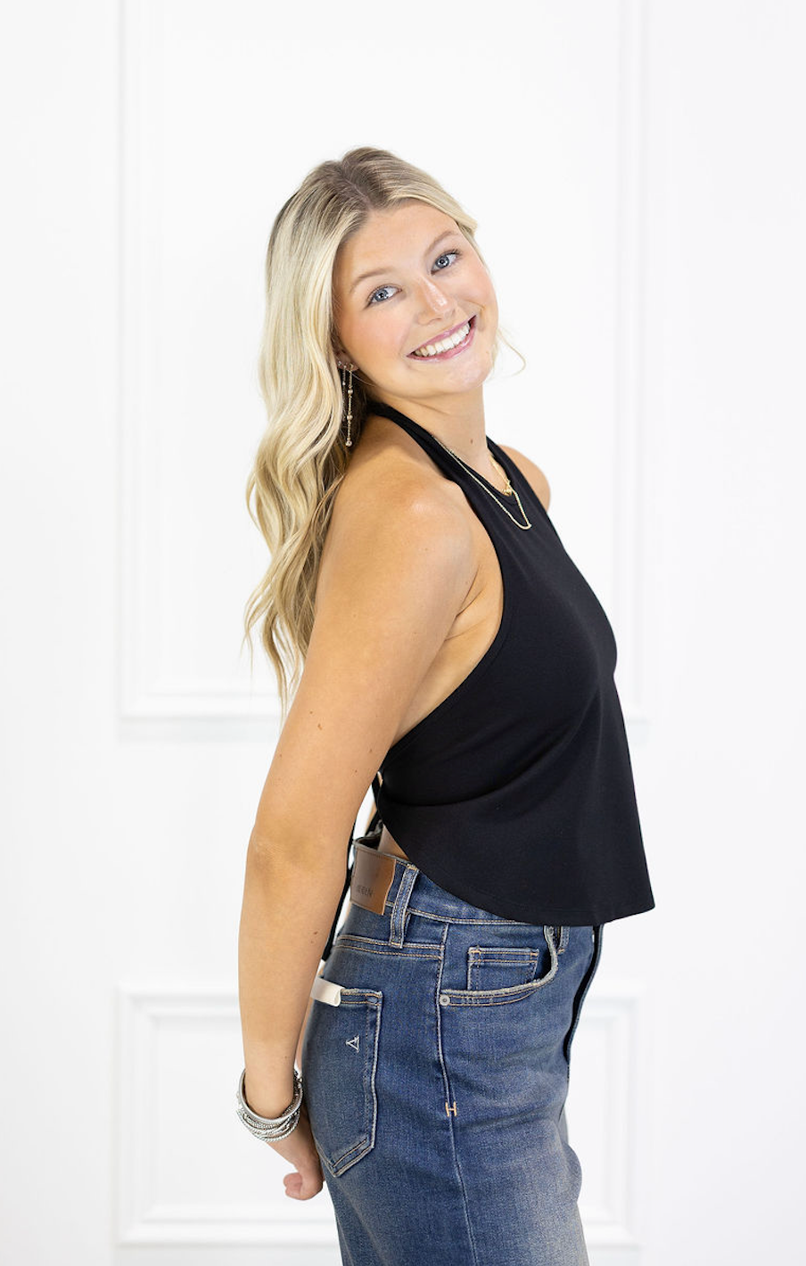 Basic Halter Top Black