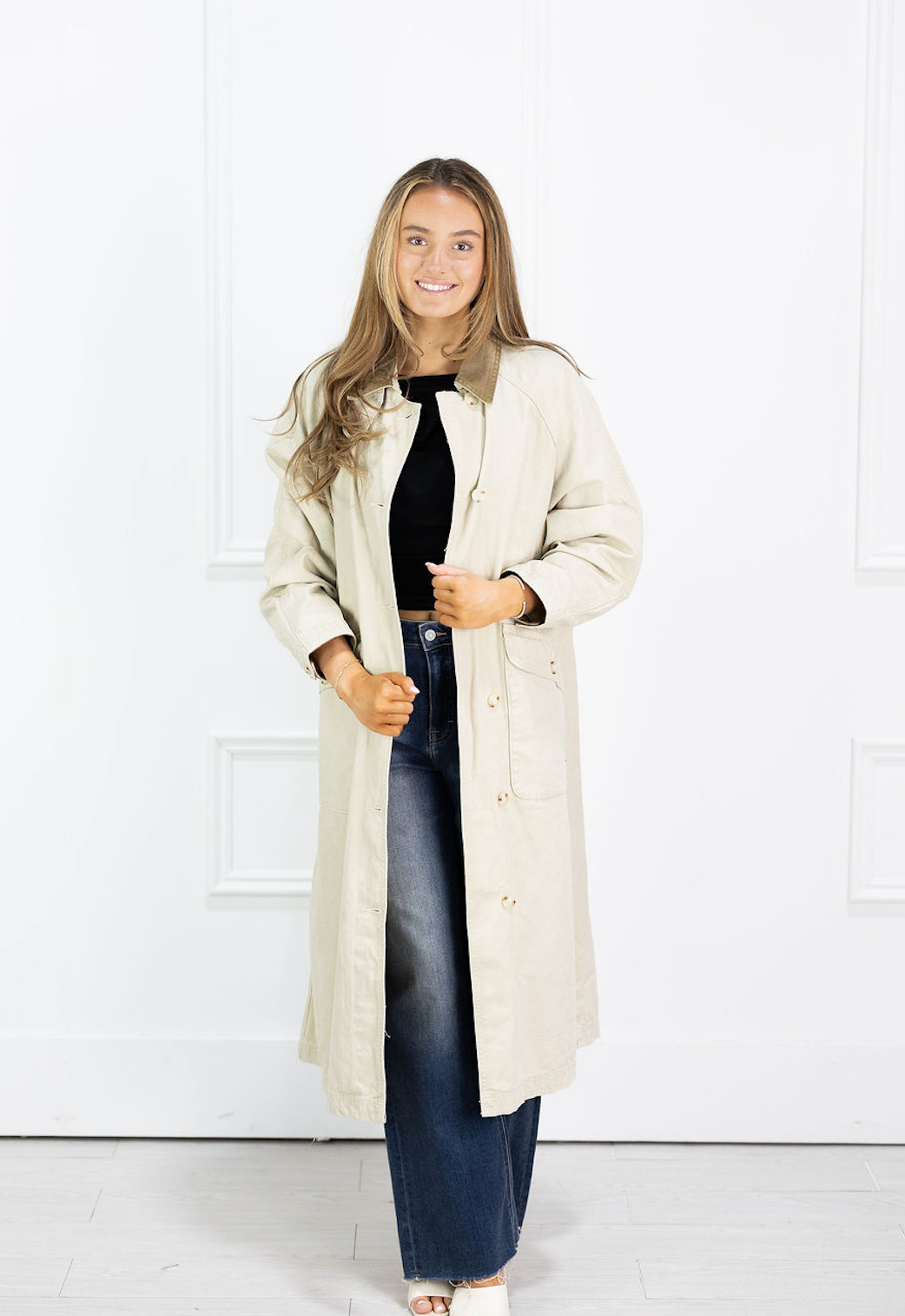 Long Trench Barn Jacket