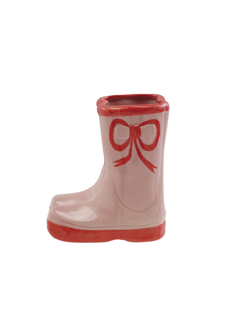 Bow Rainboots Vase