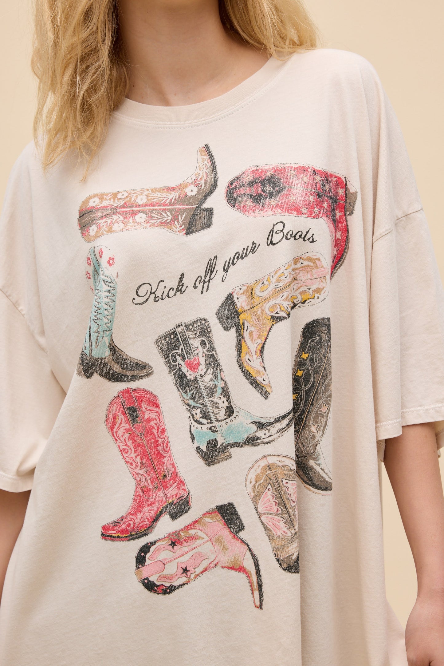 Kick Off Your Boots OS T-shirt