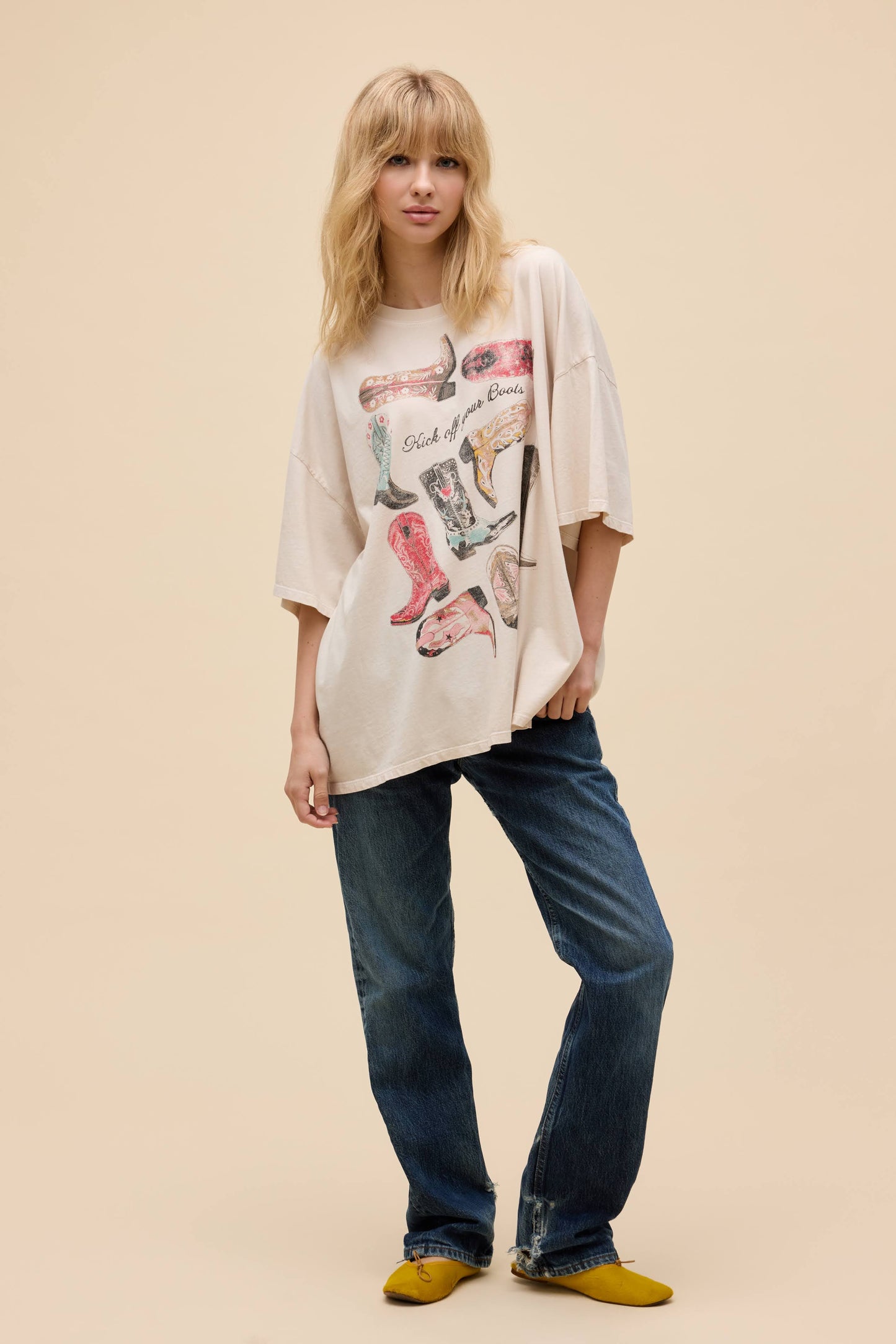 Kick Off Your Boots OS T-shirt