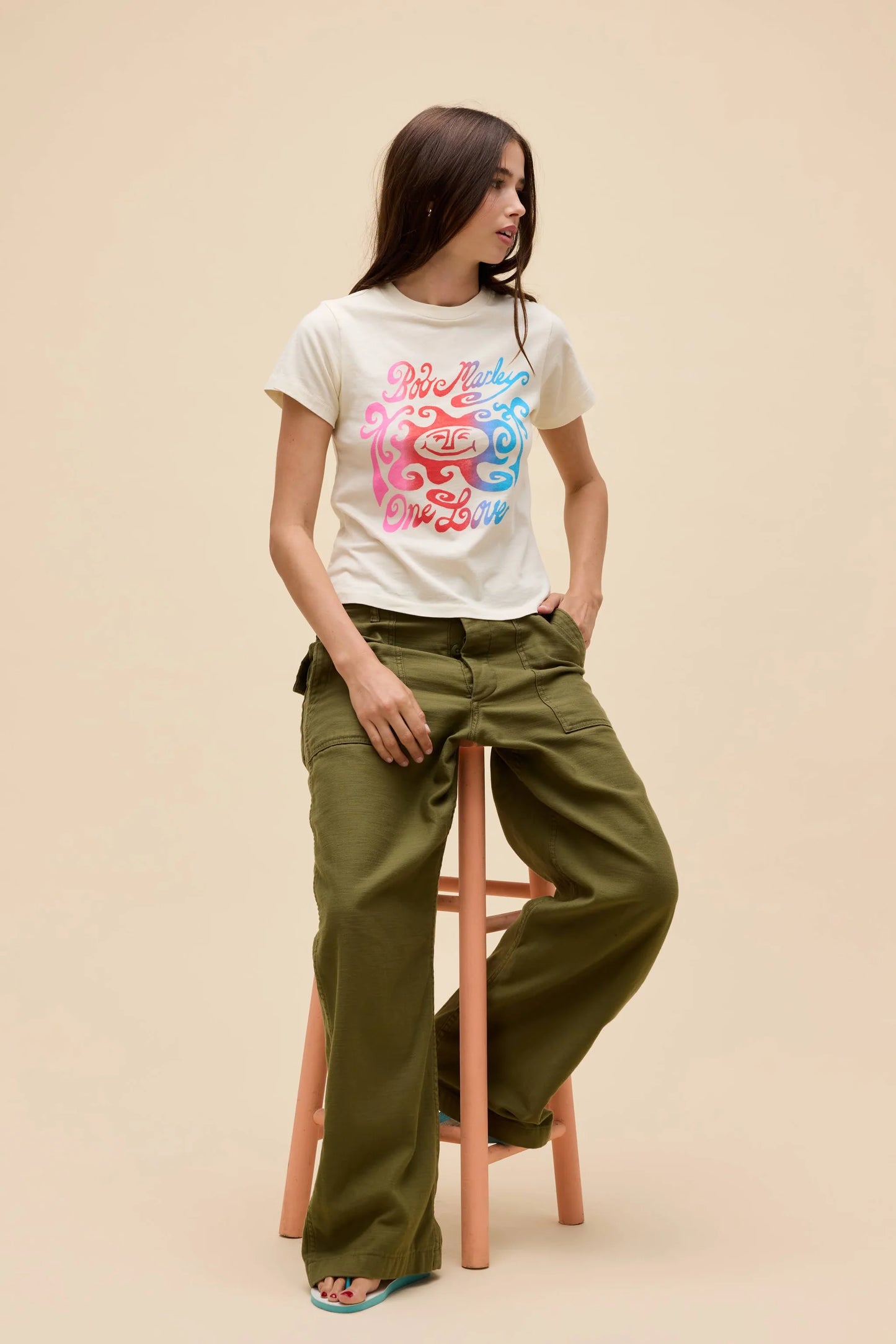 Bob Marley Love Gradient Vintage Tee
